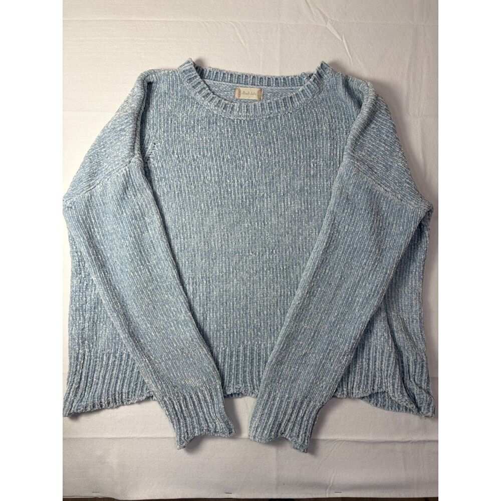 Altar'd State Chenille Sweater Light Powder Blue Soft Girl Cozycore Women L